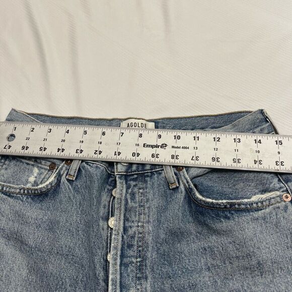 AGOLDE Distressed Riley Denim Jeans Size 29 - Picture 2 of 10